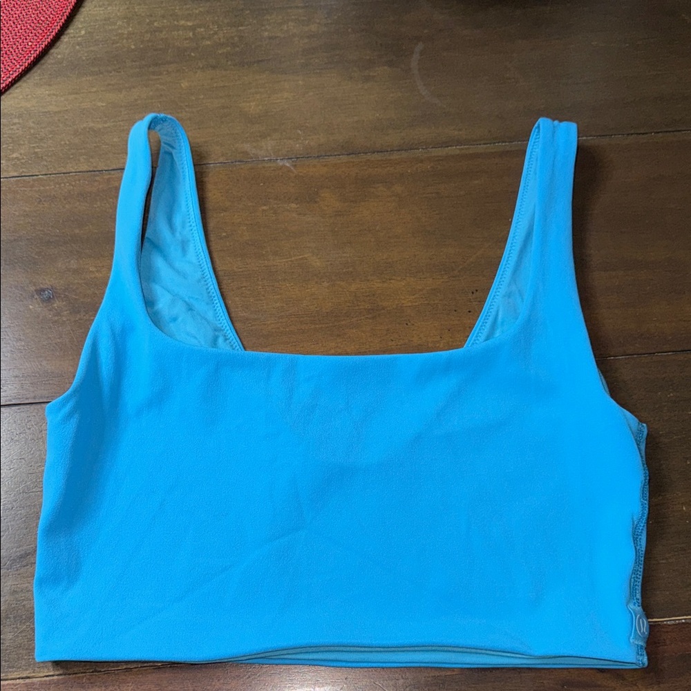 lululemon athletica Blue Crop Top